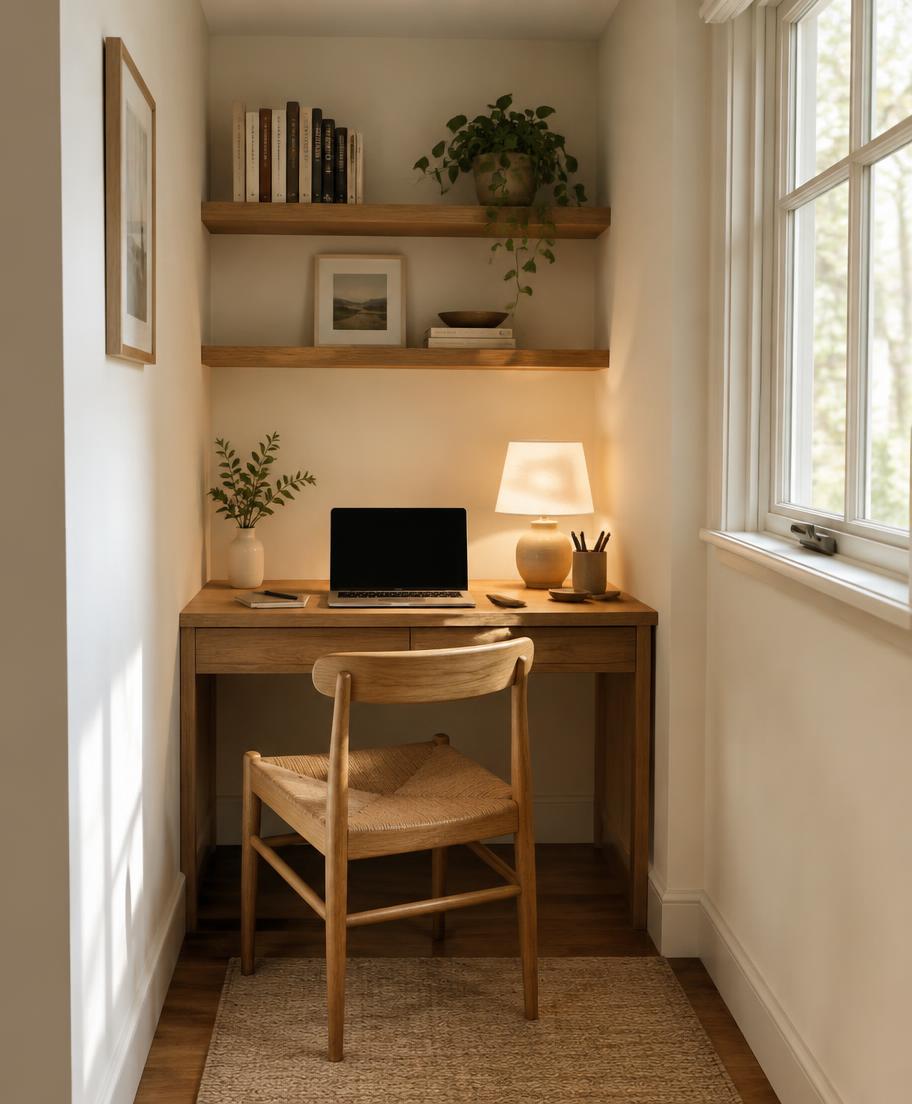 Narrow home-office desk